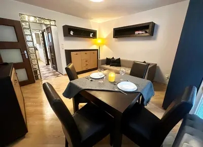 Część wypoczynkowa w obiekcie Metro & Old Town Praga Apartment Wiosenna