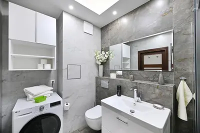 Łazienka w obiekcie MERIDIAN Building Modern 1BR with Balcony & Parking in Wola