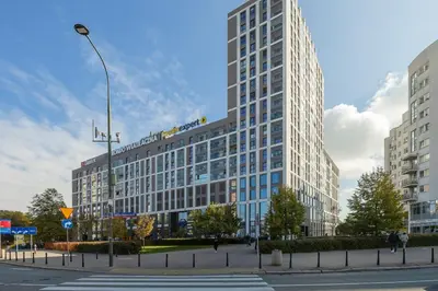 Budynek, w którym mieści się apartament