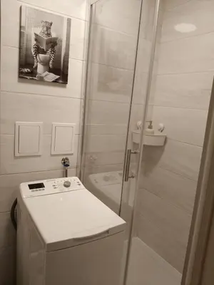 Łazienka w obiekcie Bliska Ochota Apartment