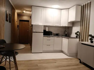 Kuchnia lub aneks kuchenny w obiekcie Bliska Ochota Apartment