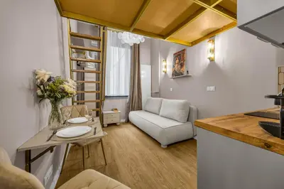 Część wypoczynkowa w obiekcie Warsaw Praga Studio - Central Access - by Rentujemy