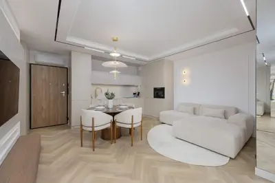 Kuchnia lub aneks kuchenny w obiekcie Elegant Apartments Ząbkowska with Parking & AC by Renters Prestige