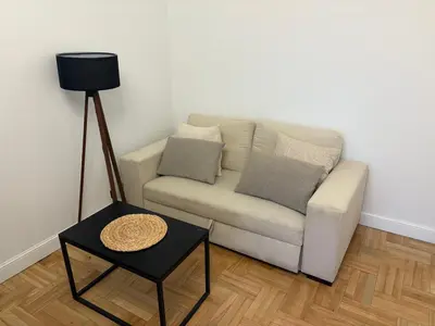 Część wypoczynkowa w obiekcie Apartament Paryska