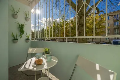Plan piętra w obiekcie Family Apartment in Saska Kępa Bright & Functional Interiors with Balcony by Noclegi Renters