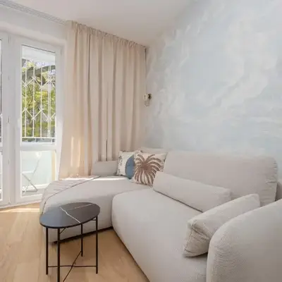 Family Apartment in Saska Kępa Bright & Functional Interiors with Balcony by Noclegi Renters