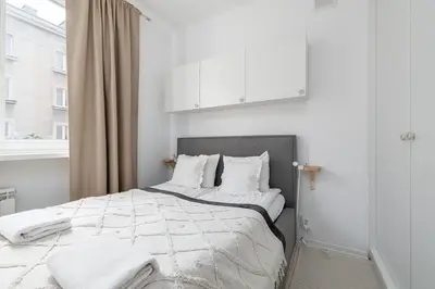 Łóżko lub łóżka w pokoju w obiekcie RentPlanet - Apartament Politechnika