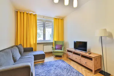 Telewizja i/lub zestaw kina domowego w obiekcie Rabsztyńska 15 Metro Młynów By Perfect Apart