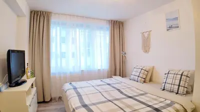 Łóżko lub łóżka w pokoju w obiekcie Boho Apartment, Salezego 6