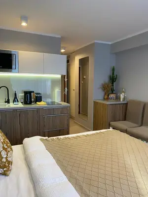 Kuchnia lub aneks kuchenny w obiekcie Boho Apartment, Salezego 6