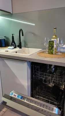 Kuchnia lub aneks kuchenny w obiekcie Boho Apartment, Salezego 6