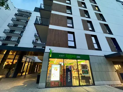 Budynek, w którym mieści się apartament