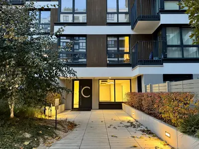 Budynek, w którym mieści się apartament