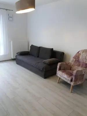 Część wypoczynkowa w obiekcie Luxury Apartment in heart of Warsaw with parking
