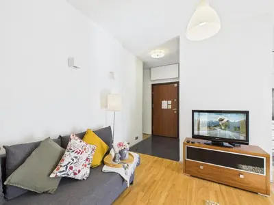 Telewizja i/lub zestaw kina domowego w obiekcie Polkowska 11 SuperApart