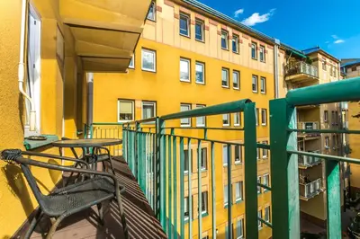 Balkon lub taras w obiekcie Ptasia4