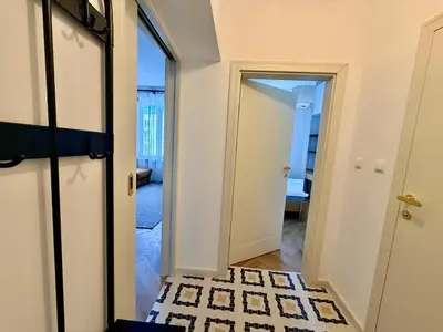 Plan piętra w obiekcie Stylowy Apartament w Warszawie Modern Oasis na Filtrowej, Blisko Centrum