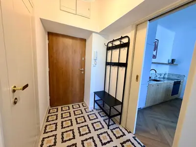 Kuchnia lub aneks kuchenny w obiekcie Stylowy Apartament w Warszawie Modern Oasis na Filtrowej, Blisko Centrum