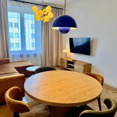 Stylowy Apartament w Warszawie Modern Oasis na Filtrowej