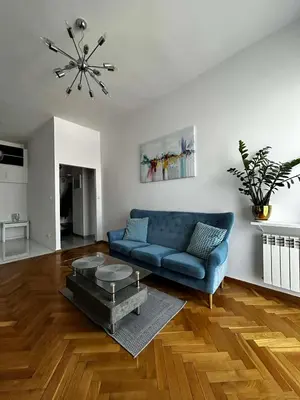 Część wypoczynkowa w obiekcie Downtown Place Apartment