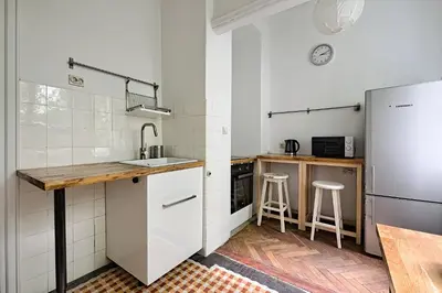 Kuchnia lub aneks kuchenny w obiekcie Urban Nest Group - Wilcza 69