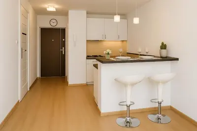 Kuchnia lub aneks kuchenny w obiekcie Modern apartment on Bagno Street in Center of Warsaw City