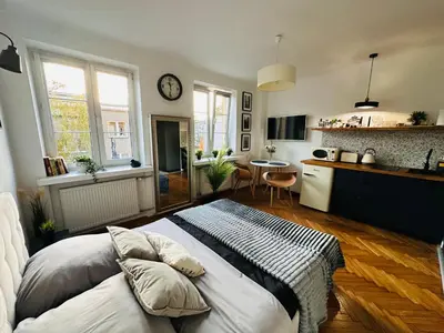 Część wypoczynkowa w obiekcie Koźla old town apartment