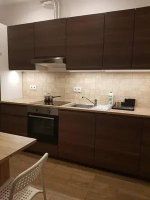Kuchnia lub aneks kuchenny w obiekcie Metro Racławicka Apartments