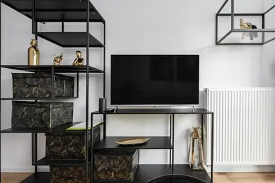 Telewizja i/lub zestaw kina domowego w obiekcie ShortStayPoland Zgierska B106