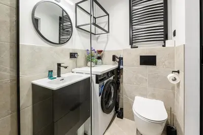 Łazienka w obiekcie ShortStayPoland Zgierska B106