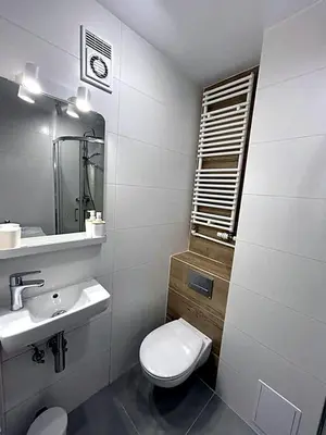 Łazienka w obiekcie Comfortable Apartment on Złota Street in the Center of Warsaw City