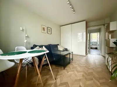 Część wypoczynkowa w obiekcie Cozy Stay Saska Kępa