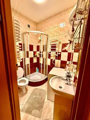 Łazienka w obiekcie Cozy Apartmant next to Metro