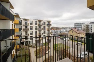 Budynek, w którym mieści się apartament