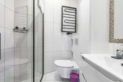 Łazienka w obiekcie ShortStayPoland Plac Unii Lubelskiej B188
