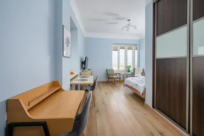 Łóżko lub łóżka w pokoju w obiekcie ShortStayPoland Plac Unii Lubelskiej B188