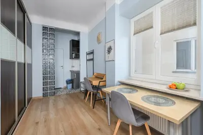 Kuchnia lub aneks kuchenny w obiekcie ShortStayPoland Plac Unii Lubelskiej B188