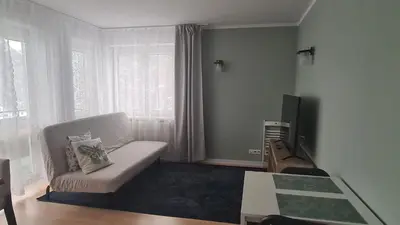 Część wypoczynkowa w obiekcie Apartament Leśny Ząbki