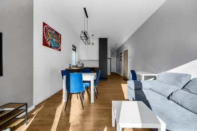 Część wypoczynkowa w obiekcie Goleszowska Superior Apartment by BookingHost