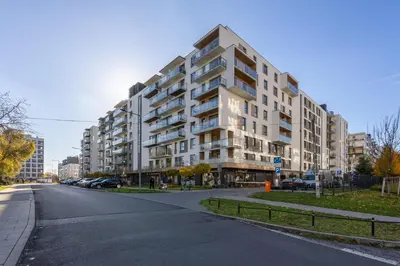 Budynek, w którym mieści się apartament