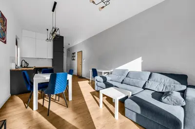 Część wypoczynkowa w obiekcie Goleszowska Superior Apartment by BookingHost