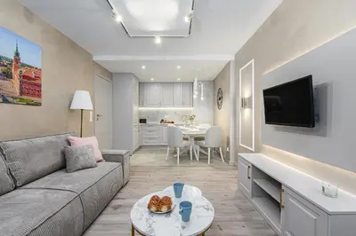 Telewizja i/lub zestaw kina domowego w obiekcie P&O Serviced Apartments Grzybowska 5
