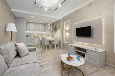 Telewizja i/lub zestaw kina domowego w obiekcie P&O Serviced Apartments Grzybowska 5