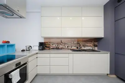 Kuchnia lub aneks kuchenny w obiekcie Ordona Modern Apartment by Solarento