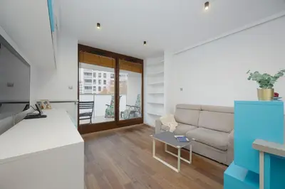 Część wypoczynkowa w obiekcie Ordona Modern Apartment by Solarento