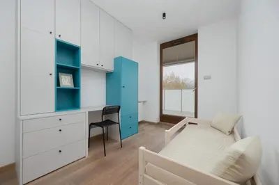 Łóżko lub łóżka w pokoju w obiekcie Ordona Modern Apartment by Solarento