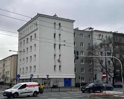 Budynek, w którym mieści się apartament