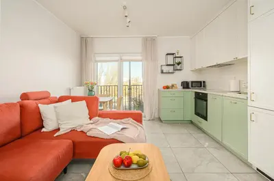 Kuchnia lub aneks kuchenny w obiekcie ShortStayPoland Szwedzka B109
