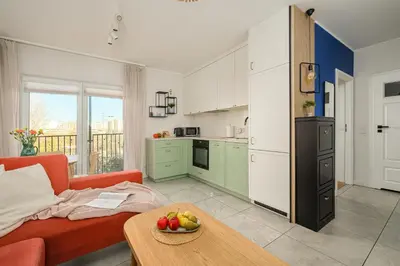 Kuchnia lub aneks kuchenny w obiekcie ShortStayPoland Szwedzka B109
