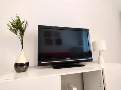 Telewizja i/lub zestaw kina domowego w obiekcie Cosy studio next to the Central station